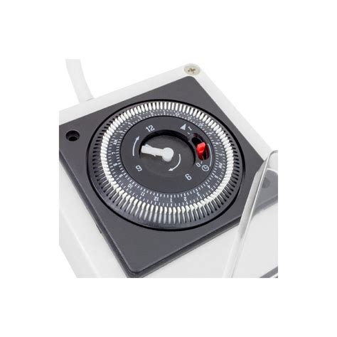 LUMII BLACK 8 WAY SCHUKO CONTACTOR TIMER