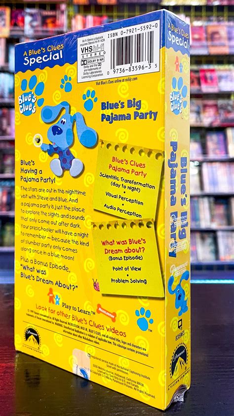 Blues Clues Blues Big Pajama Party Whammy Analog Media