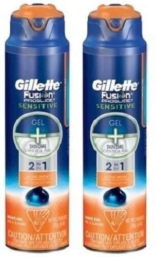 Gillette Gel De Afeitar Fusion Proglide Sensitive pack 2 Pzs Envío gratis