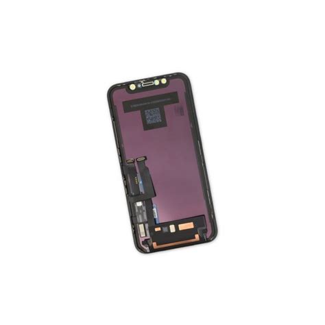 Ecran Lcd Pour Iphone Xr Noir Vitre Tactile Sur Chassis Outils