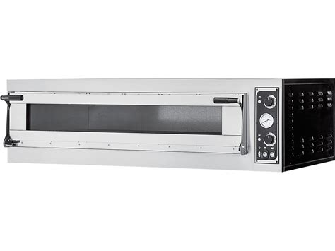 Prismafood Pizzaofen Virtuoso 9 mit 1 Vollschamott Backkammer für Piz