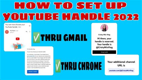 HOW TO SET UP YOUTUBE HANDLE 2022 PAANO MAG SET UP NG YOUTUBE HANDLE