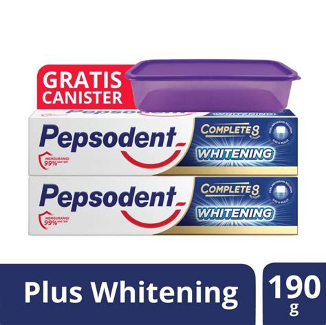 Jual Pepsodent Complete Whitening Toothpaste Pasta Gigi G