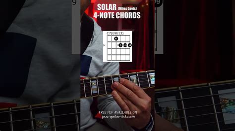 Solar Miles Davis Jazz Guitar Chords Part 2 Of 2 FREE PDF