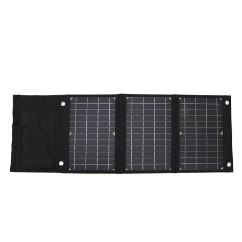 Qiilu Panneau Solaire Portable Panneaux Solaires Panneaux Solaires Monocristallins Pliables