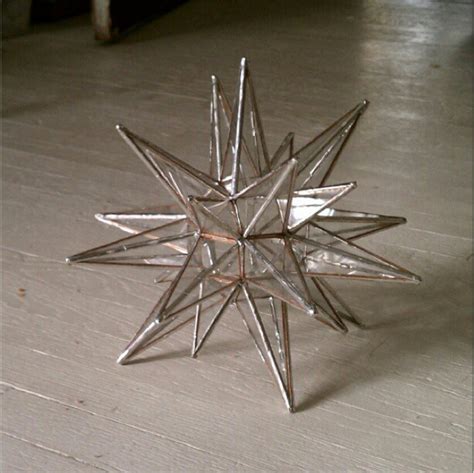 Stained Glass Moravian Star Tree Topper Glass Tree Topper Etsy