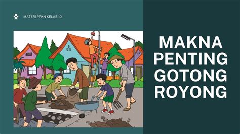 Makna Penting Gotong Royong Youtube