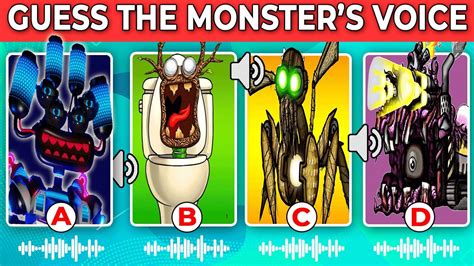 Guess The Voice The Monsters Skibidi Garten Of Banban But Wubbox Hot