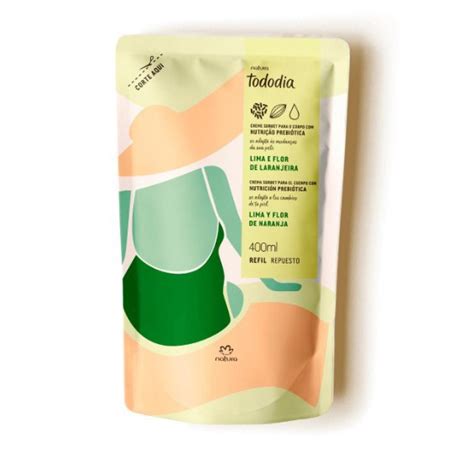 Refil Hidratante Tododia Lima E Flor De Laranjeira Natura Shopee Brasil