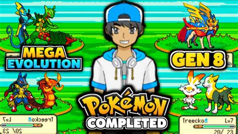 New Completed Pokemon GBA ROM Hack 2021 Pokemon GBA With Mega