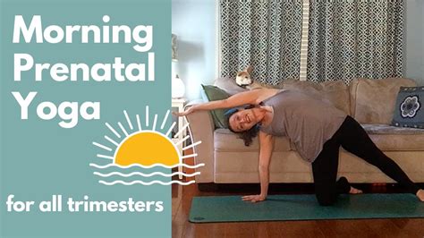 Prenatal Yoga Morning Yoga For All Trimesters Of Pregnancy 15 Minutes