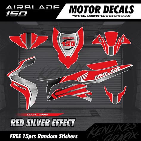 Honda Airblade Full Body Decals Sticker Machine Cut Shopee