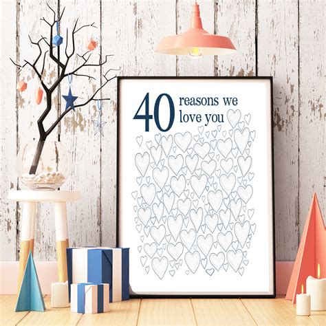 40th Birthday Gift For Man 40th Birthday Gifts For Husband Etsy