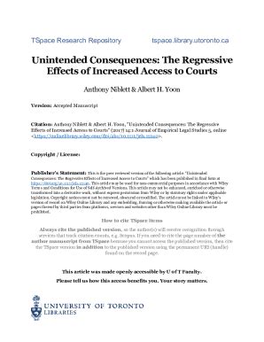 Fillable Online Tspace Library Utoronto The Regressive Effects Of