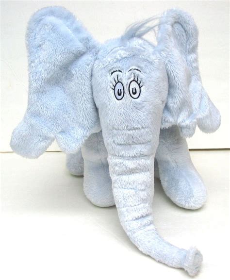 Kohls Cares Horton Hears A Who Light Blue Elephant Plush Dr Seuss