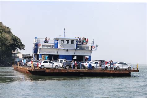 Ferry Boat De Guaratuba Balsa Deriva E Filas Preocupam Usu Rios