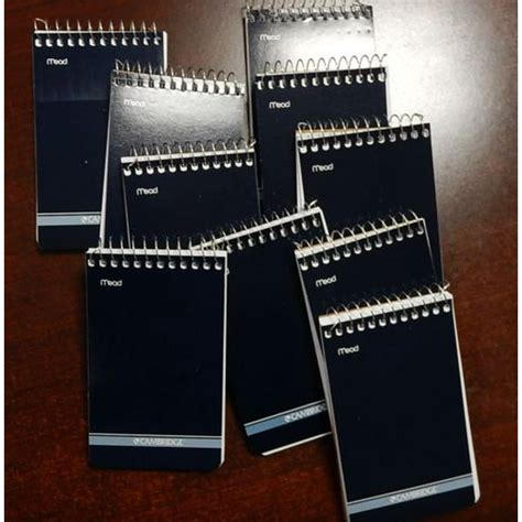 9 Mead Cambridge Writing Pad 3 X 5 Small Memo Book Wirebound Notebook