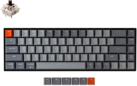 Herní klávesnice Keychron K Gateron Hot Swappable Red Switch Mech Aukro