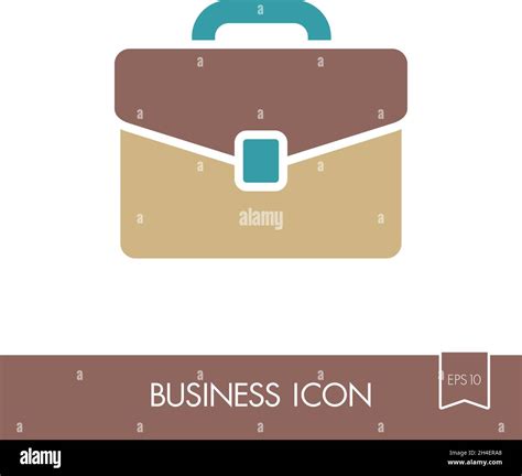 Briefcase Outline Icon Business Sign Graph Symbol For Your Web Site