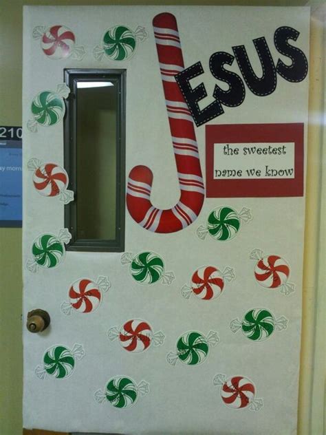 Candy Cane Classroom Door Decor Christmas Classroom Door Christmas