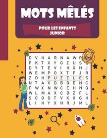 Mots M L S Pour Les Enfants Junior Cahier De Grille De Mots Cach S