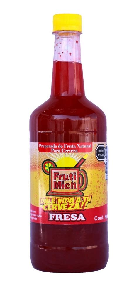 Frutimich Jarabe Sabor Fresa Para Michelada 1 Litro MercadoLibre