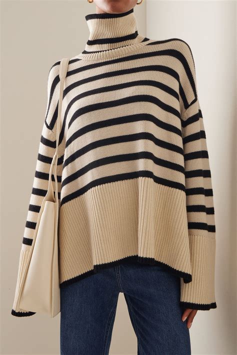 16 Toteme Striped Sweater Dupes The Gray Details