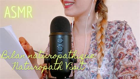 Asmr Roleplay 🍃bilan De Vitalité Chez Ta Naturopathe 🧘🏼 Youtube