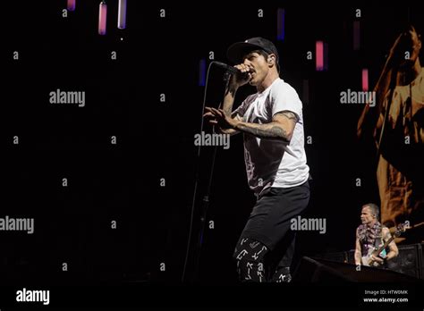 Red Hot Chili Peppers Perform On The Getaway World Tour At The Air Canada Centre In Toronto