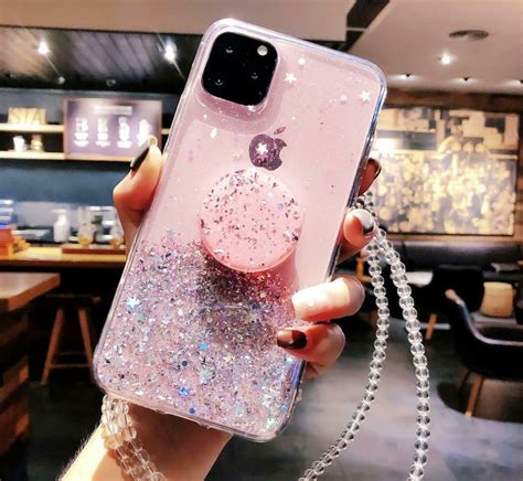 Pink Glitter Case For Iphone Xr 11 11pro Pro Max Phone Case Etsy