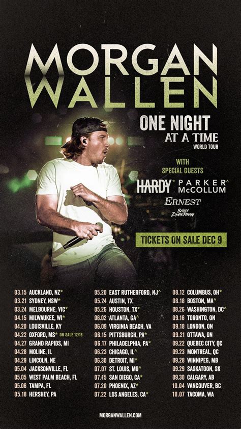 Morgan Wallen Announces One Night At A Time World Tour