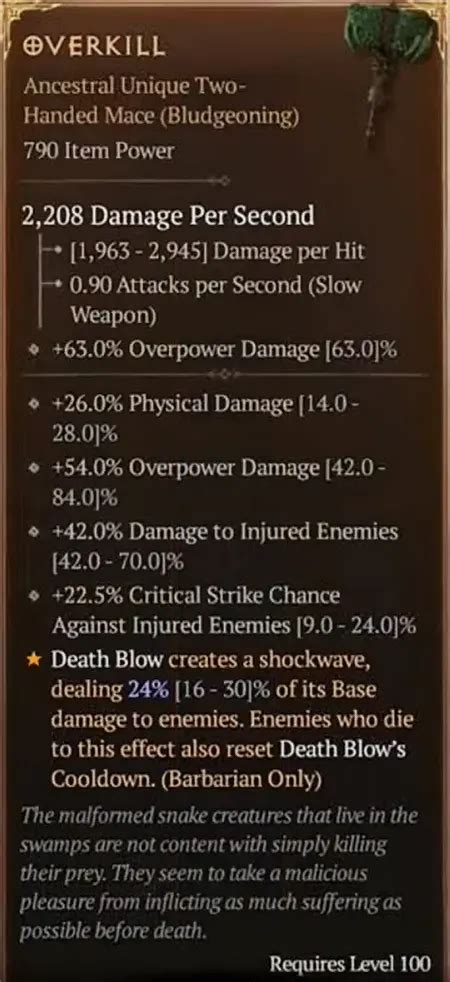 Diablo Item Rarity Max Unique Item Affixes Mythic Drop