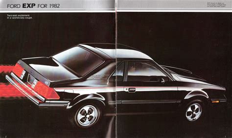 1982 Ford EXP Brochure