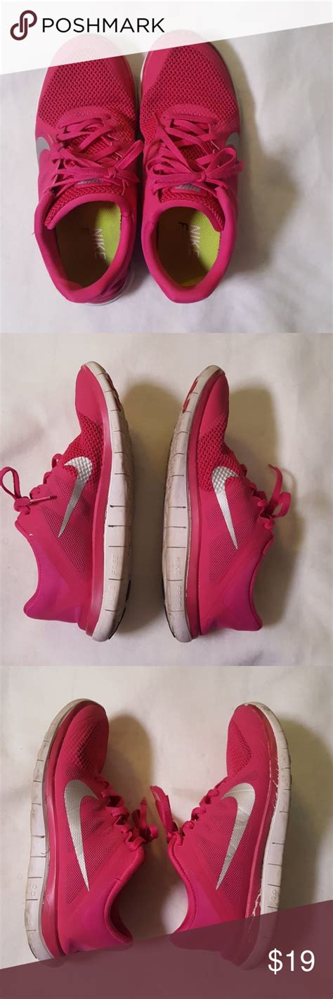 Nike Free Womens Athletic Pink Tennis Shoes Pink Tennis Shoes Shoes