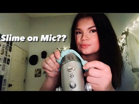 ASMR Slime On Microphone Kailani ASMR YouTube