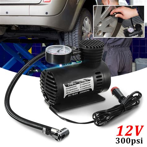 12v 300Psi Pressure Portable Car Tyre Air Compressor Rs 1499 Only