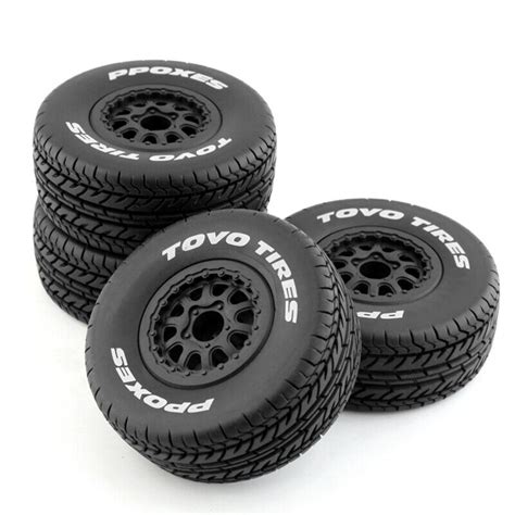 X Pcs Mm Short Course Truck Tire Tyres Wheel With Mm Hex