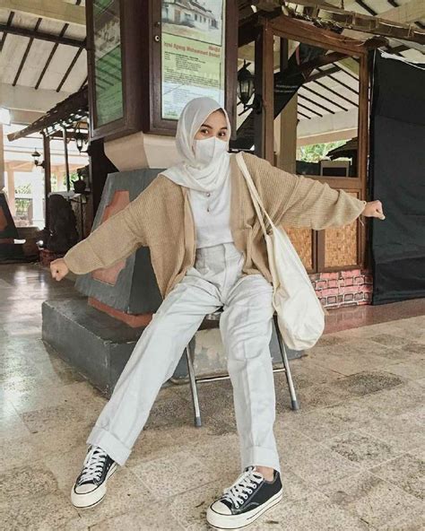 10 Ootd Hijab Remaja Sma Yang Kekinian Keren Dan Kasual