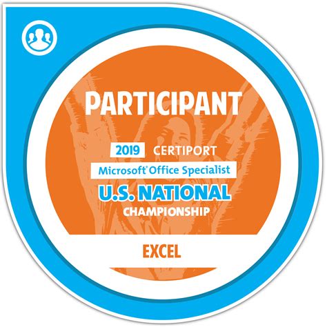 Microsoft Office Specialist Us National Championship Excel Acclaim