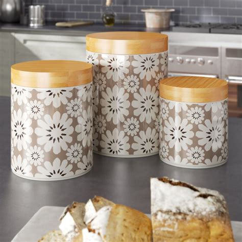 Birch Lane Wilshire 3 Piece Kitchen Canister Set Reviews Birch Lane