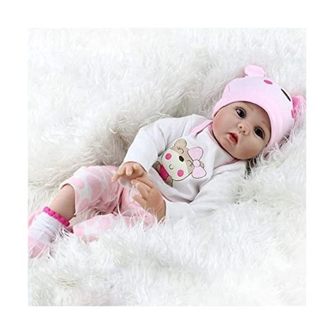 Ziyiui Doll Pouces Cm R Aliste Reborn Babys Poup Es Fille Sil