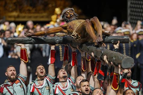 Procesion Del Cristo De La Buena Muerte En M Laga El Norte De Castilla