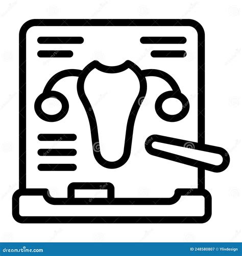 Female Sex Education Icon Outline Vector Sexual Gender Stock Vector