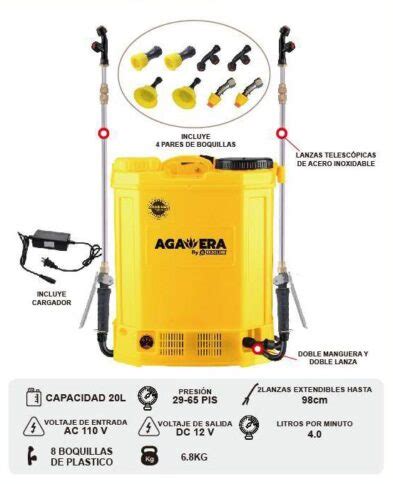 Aspersora Agavera Electrica L Maqline Agro Caminante