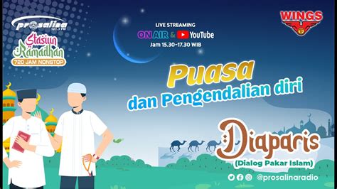 LIVE Puasa Dan Pengendalian Diri Bag II Ustadz Dr M Arifin