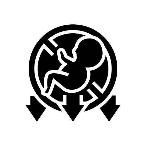 miscarriage baby glyph icon vector illustration 10311509 Vector Art at ...