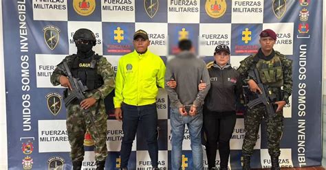 Captura Detienen A Jefe De Sicarios De La Disidencia De Las Farc