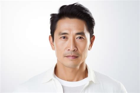 Premium Photo Mature Attractive Asian Man Beautiful Illustration