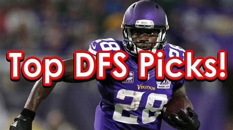 Nfl Draftkings Picks Week 9 Fanduel Picks Youtube