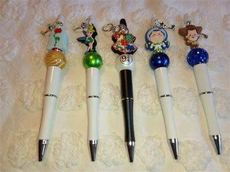 Disney Beaded Pens Disneyland Writing Pens T Beads Etsy